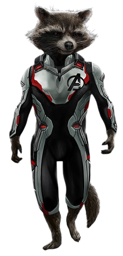 Rocket Racoon Inflated PNG Rocket Racoon - Vengadores Endgame by MikeMoon1990 on DeviantArt