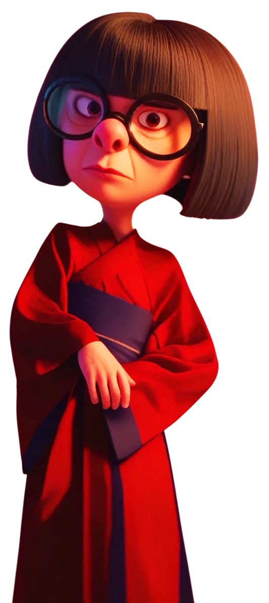 Edna Moda Fire PNG Edna Moda - Los Increibles 2 - Disney Pixar by MikeMoon1990 on ...