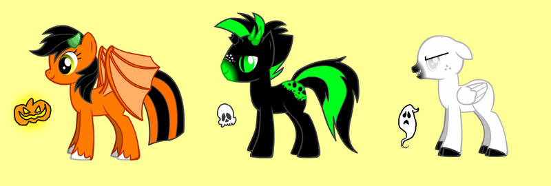 Halloween Pony Adopts