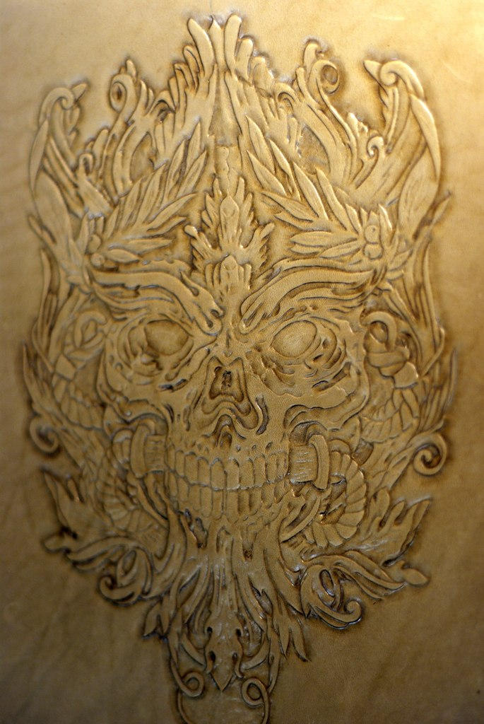 Embossed Skull embossed skull by Dieselok on DeviantArt