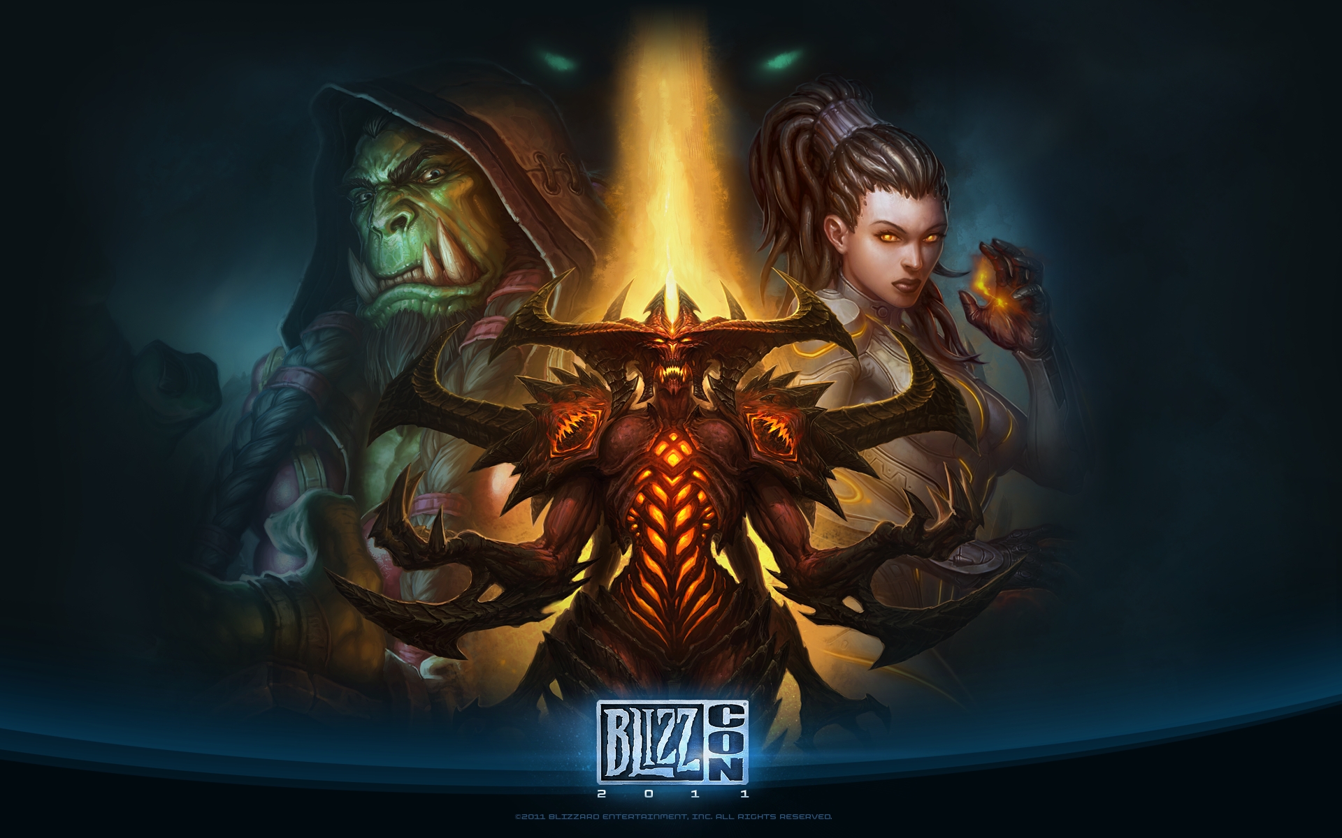 Blizzcon 2011 Wallpaper Diablo Reveal