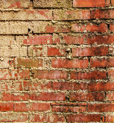 bricks with mortar stains