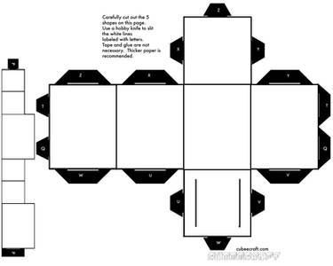 Blank Rectangular Cubee