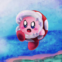 Piranha Plant Kirby-. Fanart