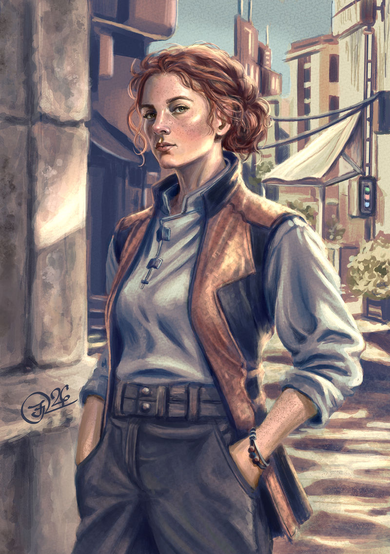 Character design 21yo Ela Haring