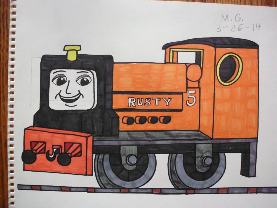 Rusty the Narrow Gauge Diesel Engine by Forceuser77 on DeviantArt