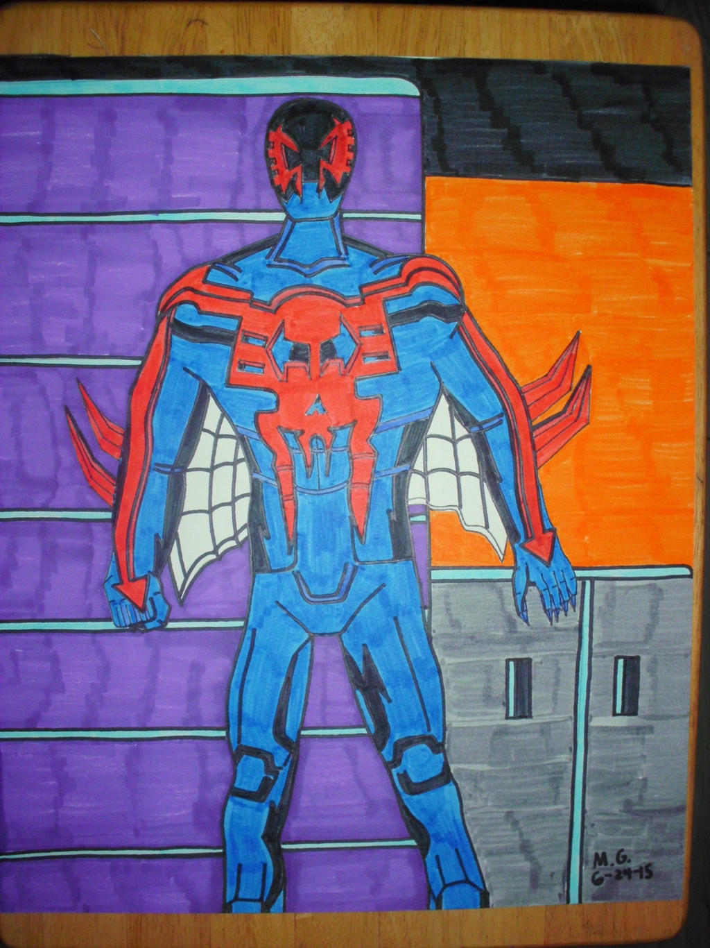 Spider-Man 2099 in Nueva York City by Forceuser77 on DeviantArt