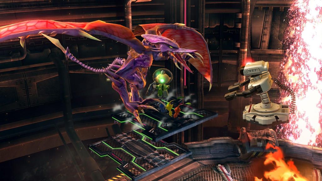 Ridley vs Pikmin and ROB by Panthserv on DeviantArt