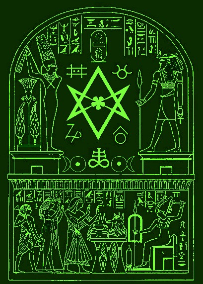 unicursal hexagram Alchemy ancient Egypt Crowley