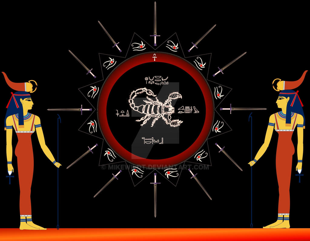 Ancient egypt goddess Serket magic scorpion seal by Mikewildt on DeviantArt