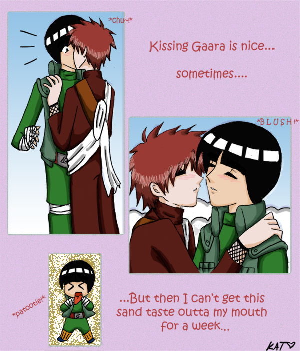 Kissing Gaara...