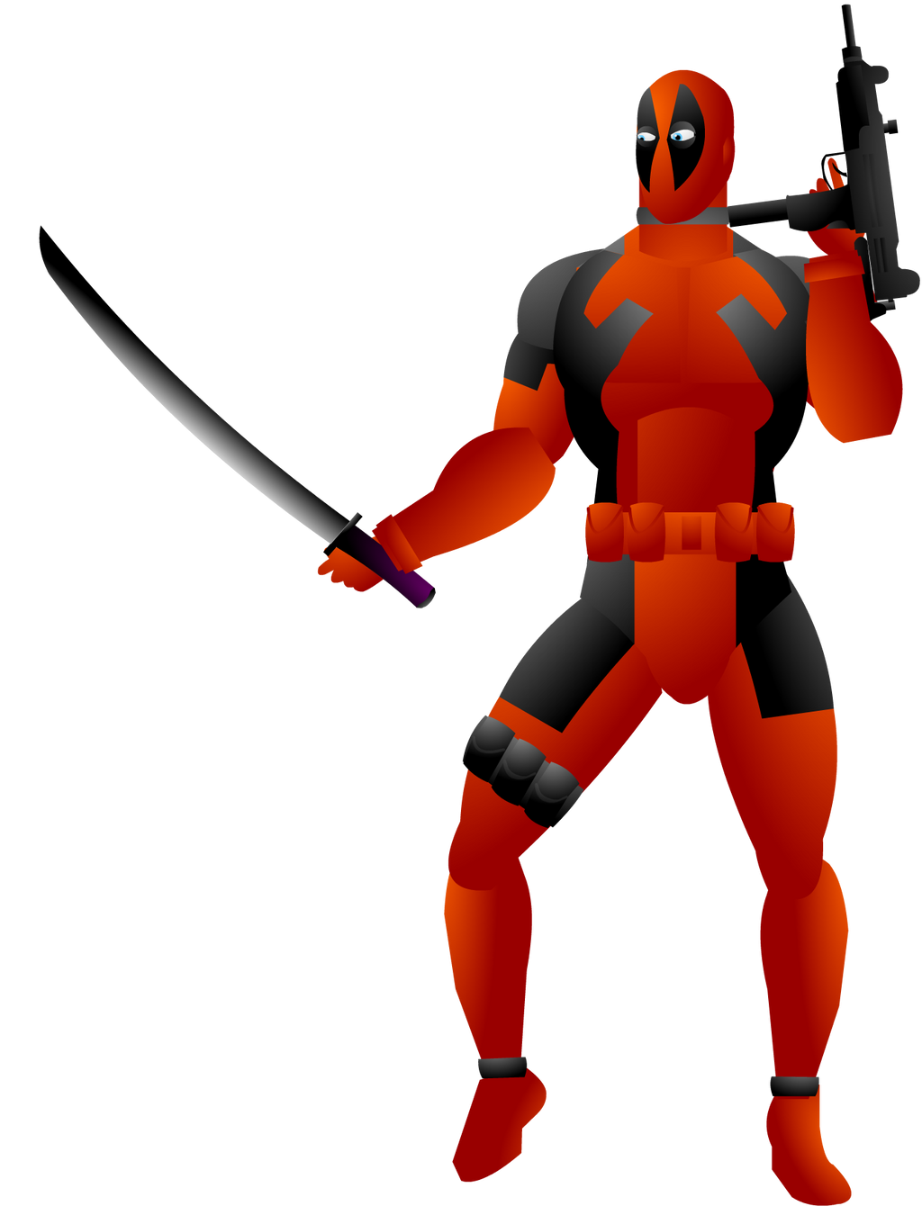 DeadPool pose by TylerLoftinHerring on DeviantArt