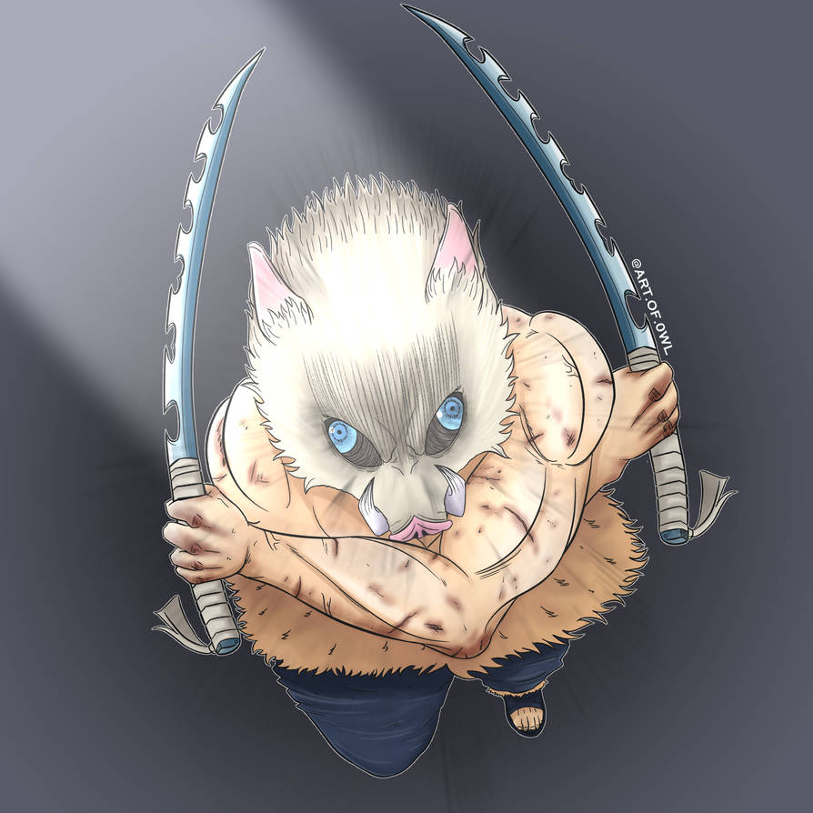 Inosuke by 0wlboy on DeviantArt