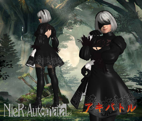 Nier Automata 2B by SSPD077