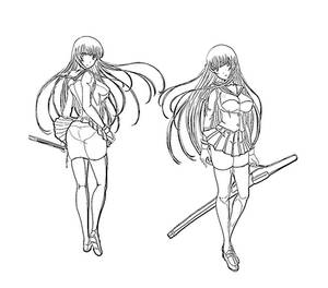 SODC7 Misa Asagi Concept Art by SSPD077