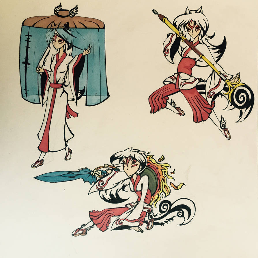 Okami Amaterasu's Journey by eiferet on deviantART