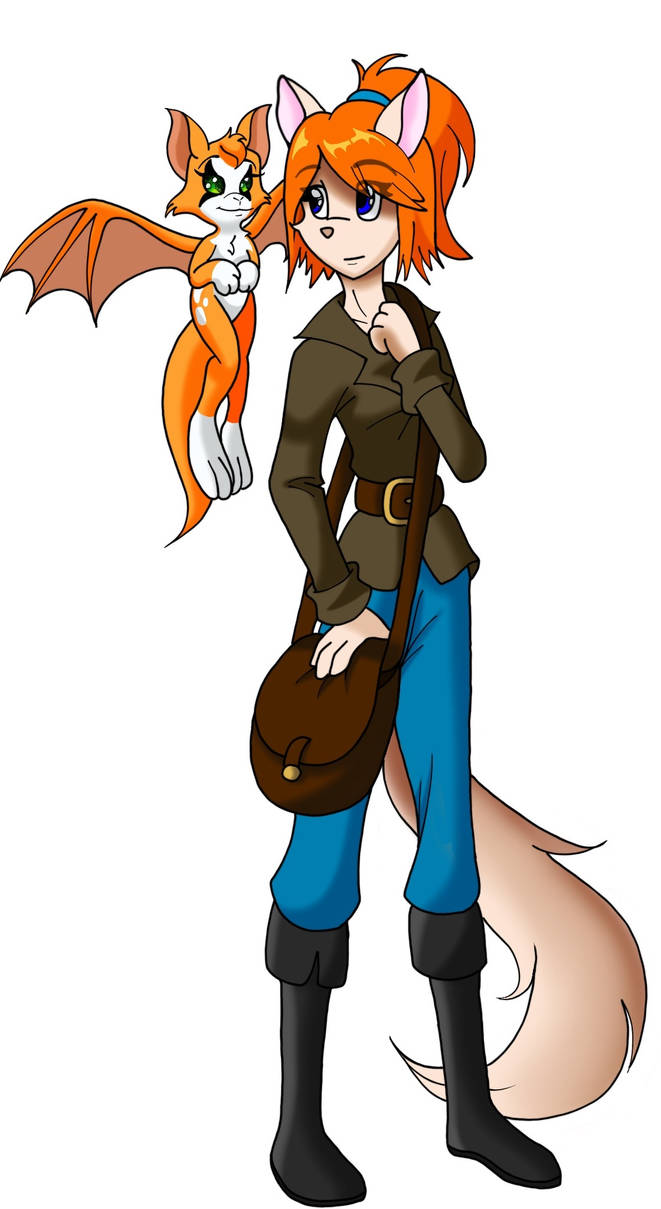 Deviantart Fidget Dust 'Dust: AET' Ginger and Fidget (concept) by RoseThornArt on DeviantArt