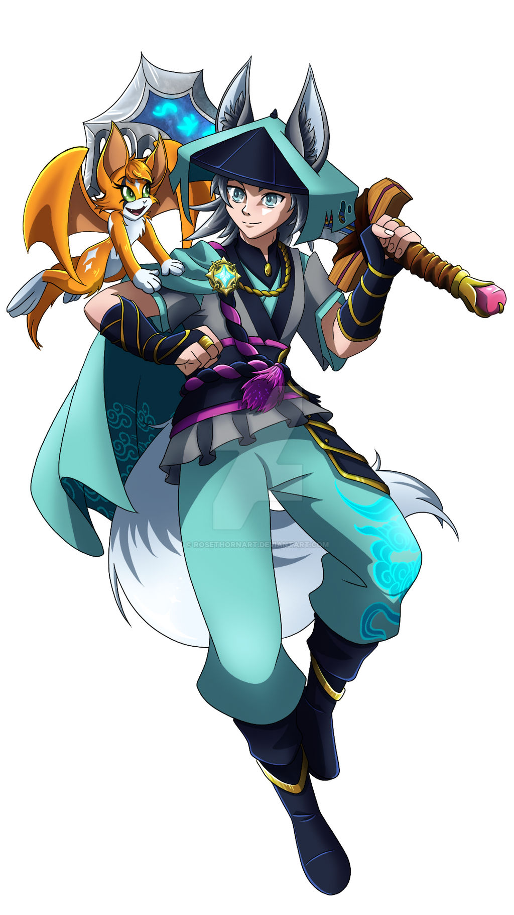Deviantart Fidget Dust Dust and Fidget in Genshin Impact by RoseThornArt on DeviantArt