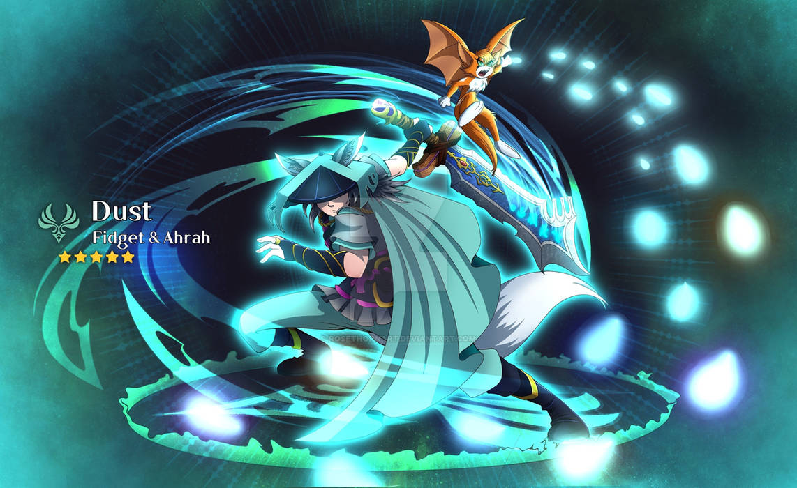 Deviantart Fidget Dust Genshin Impact: Dust, Fidget and Ahrah by RoseThornArt on DeviantArt