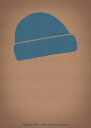 Blue Beanie Day Poster