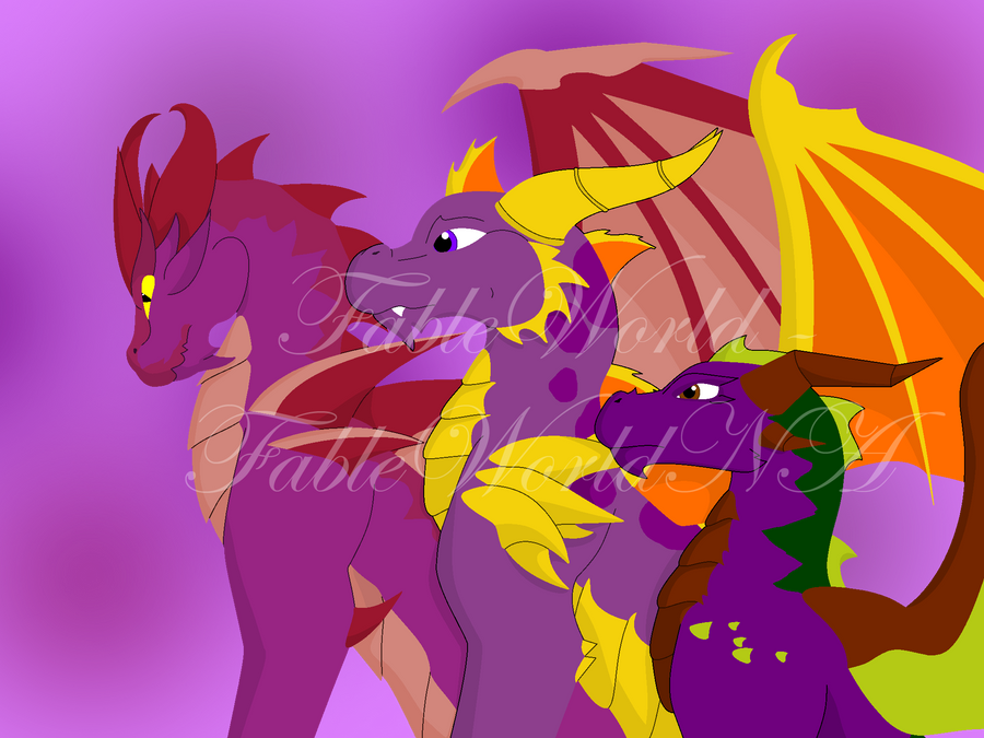 Purple dragons