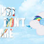 Rainbow Dash cloud wallpaper [HD]