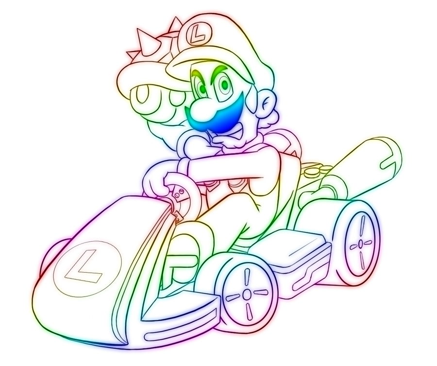 Luigi Kart 8: Death Stare!