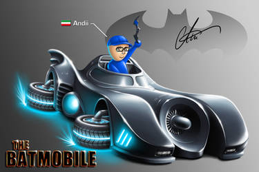 MK8 Batmobile for my friend Andii