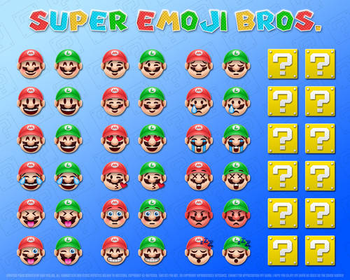 Super Emoji Bros. - Emoji Set