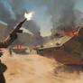 Armored convoy ambushed