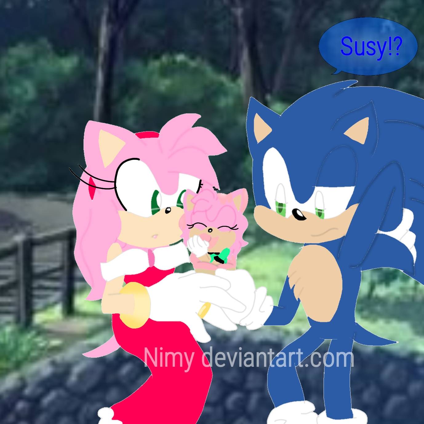 sonamy valentines kiss by Sonicsis on DeviantArt