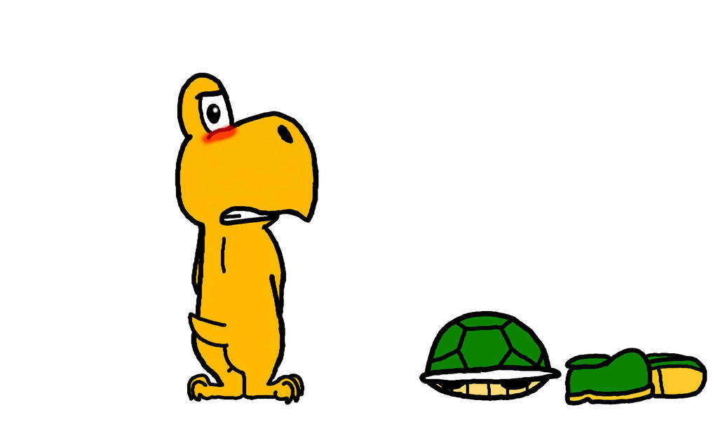 Koopa Without Its Shell by DemetriDusk64 on DeviantArt