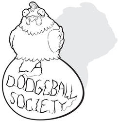 Pensive dodgeball chicken