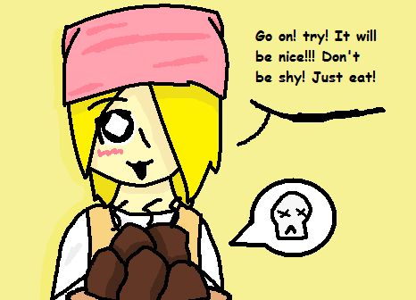 Do NOT eat Deidara's food XD