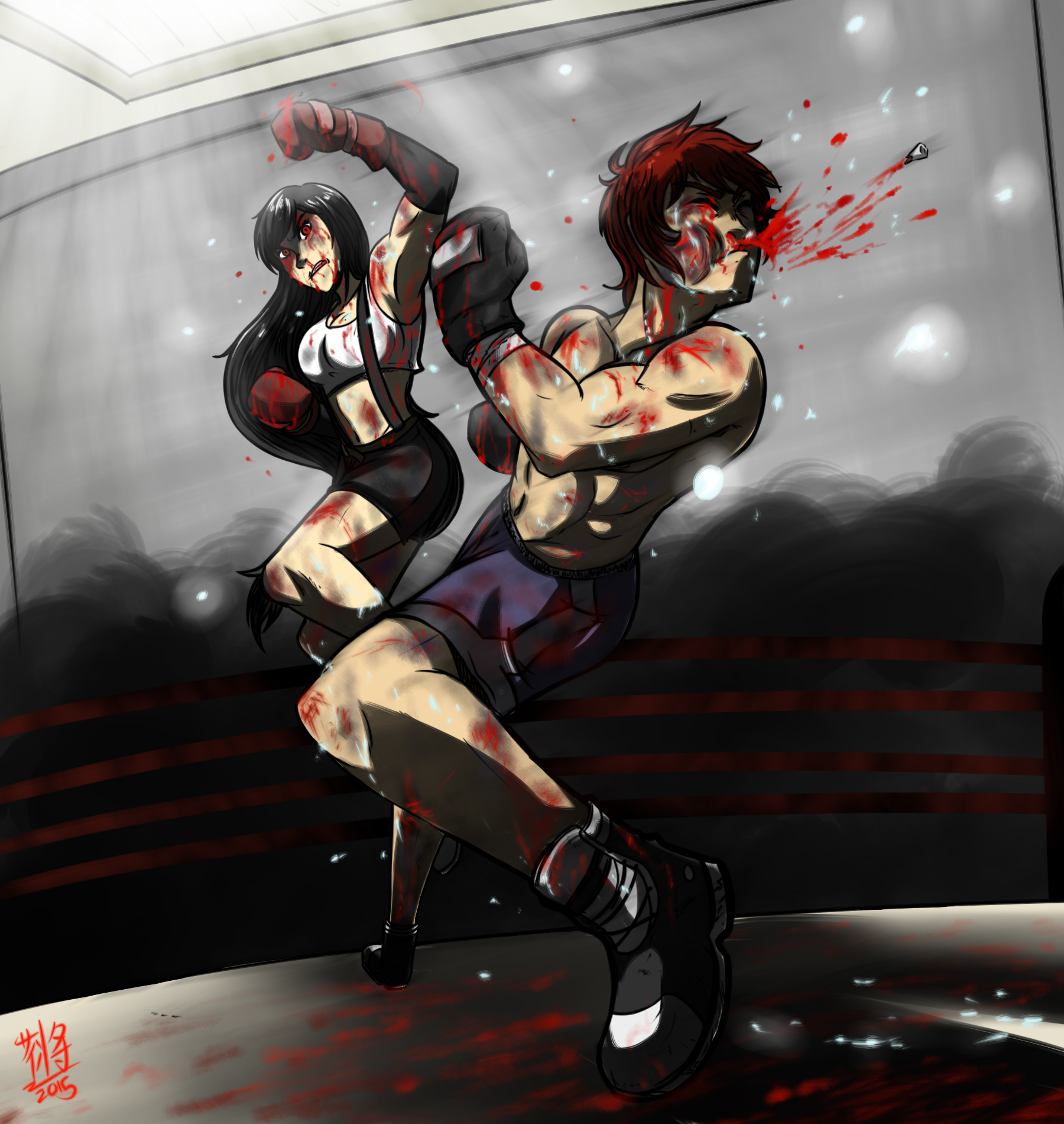 Tifa vs Daniel by Sai-shou