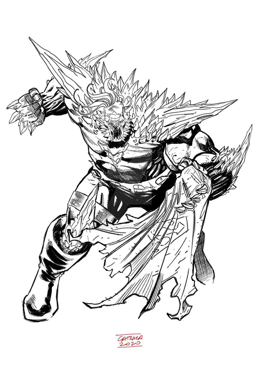 Doomsday Rex Drawing Doomsday by RodrigoKatrakas on DeviantArt