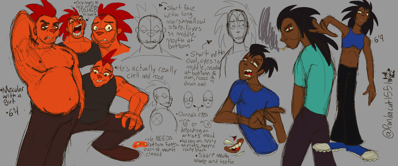 Marcus and Donna ruff sheet by Pandacat1551 on DeviantArt