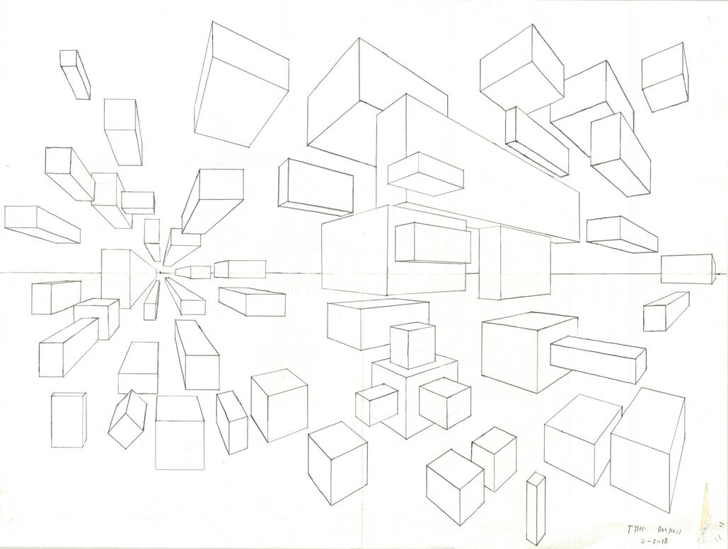 2-Point perspective practice by Oidborg on DeviantArt