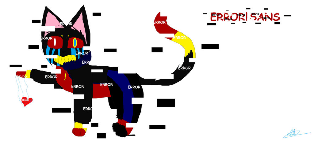 Error Sans Cat Error!Sans (Cat) by elofoDraws on DeviantArt