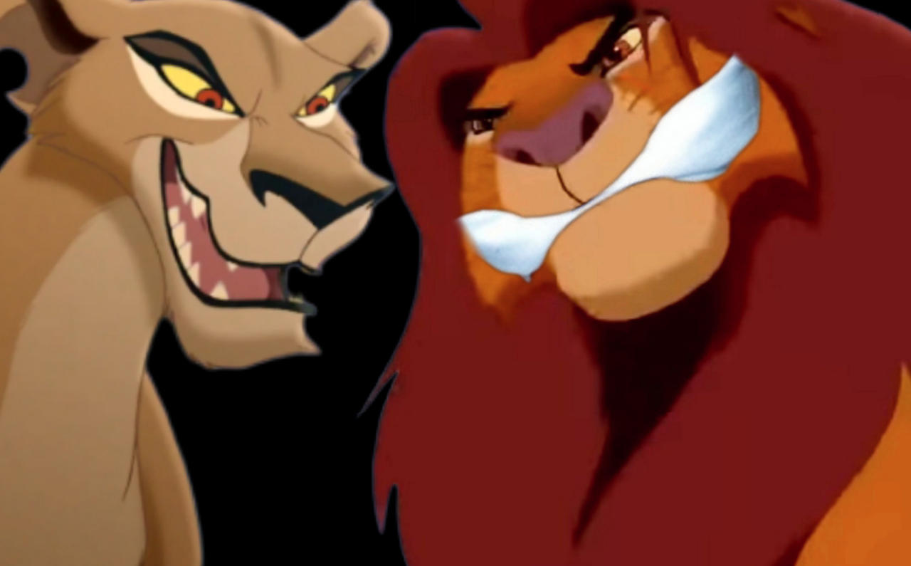 Zira kidnapped Simba by Sartael2228 on DeviantArt