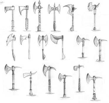 Axe Weapon Drafts