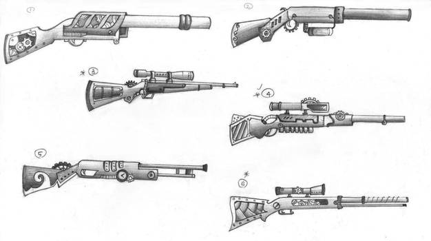 Rifle Weapon Drafts