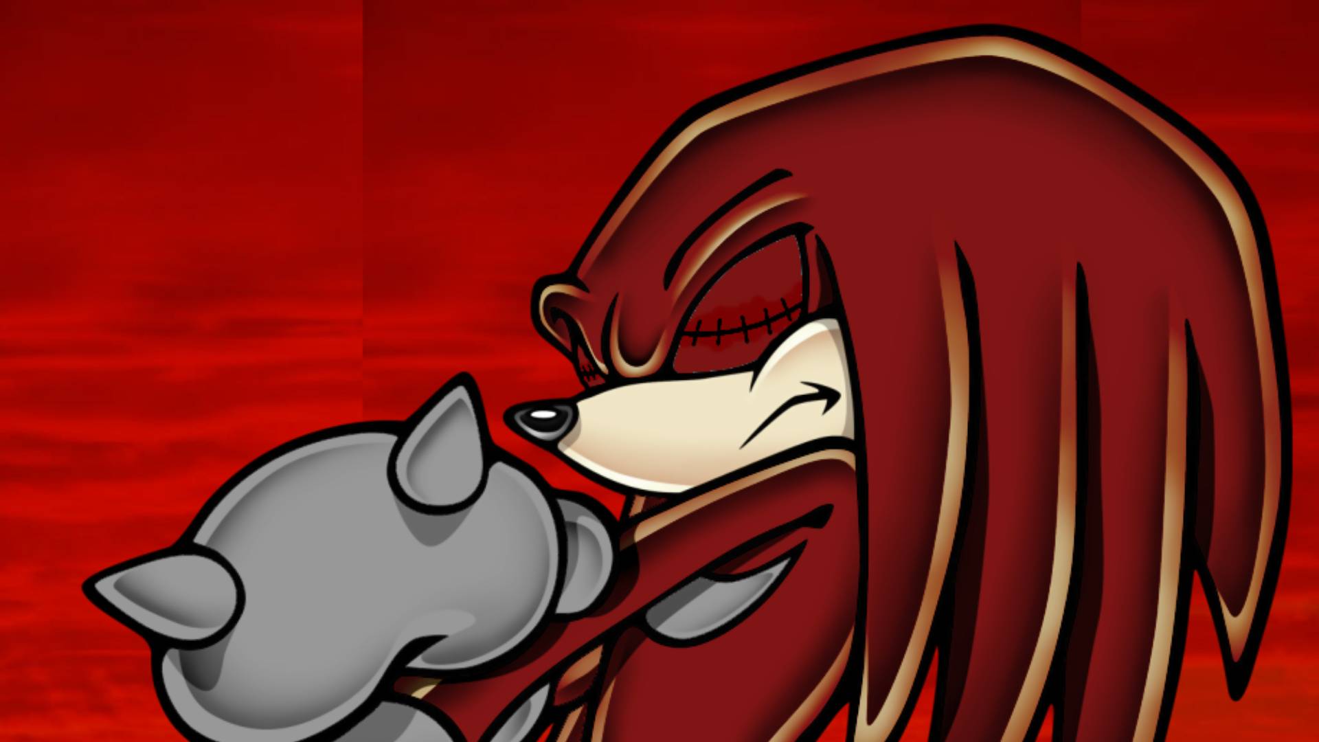 Knuckles2.EXE Facing User by CosmoTheSeedrian2023 on DeviantArt