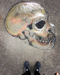 Streetart - skull