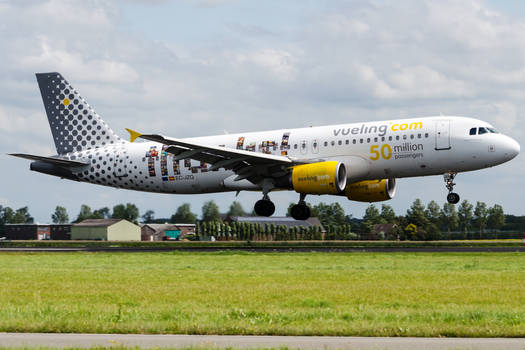 Vueling '50 million passengers' Airbus A320