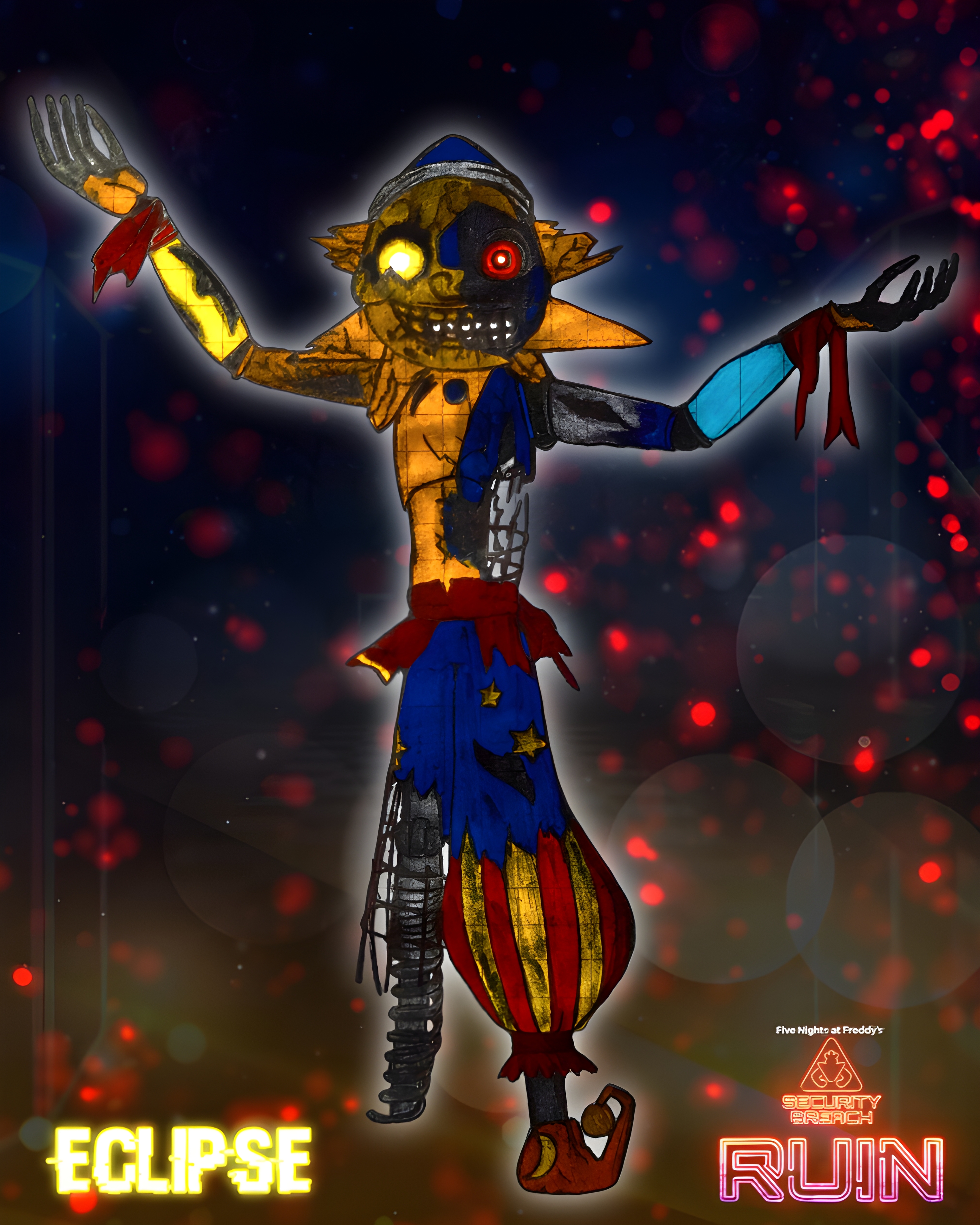 Fnaf security breach ruin Eclipse by IVISEK on DeviantArt