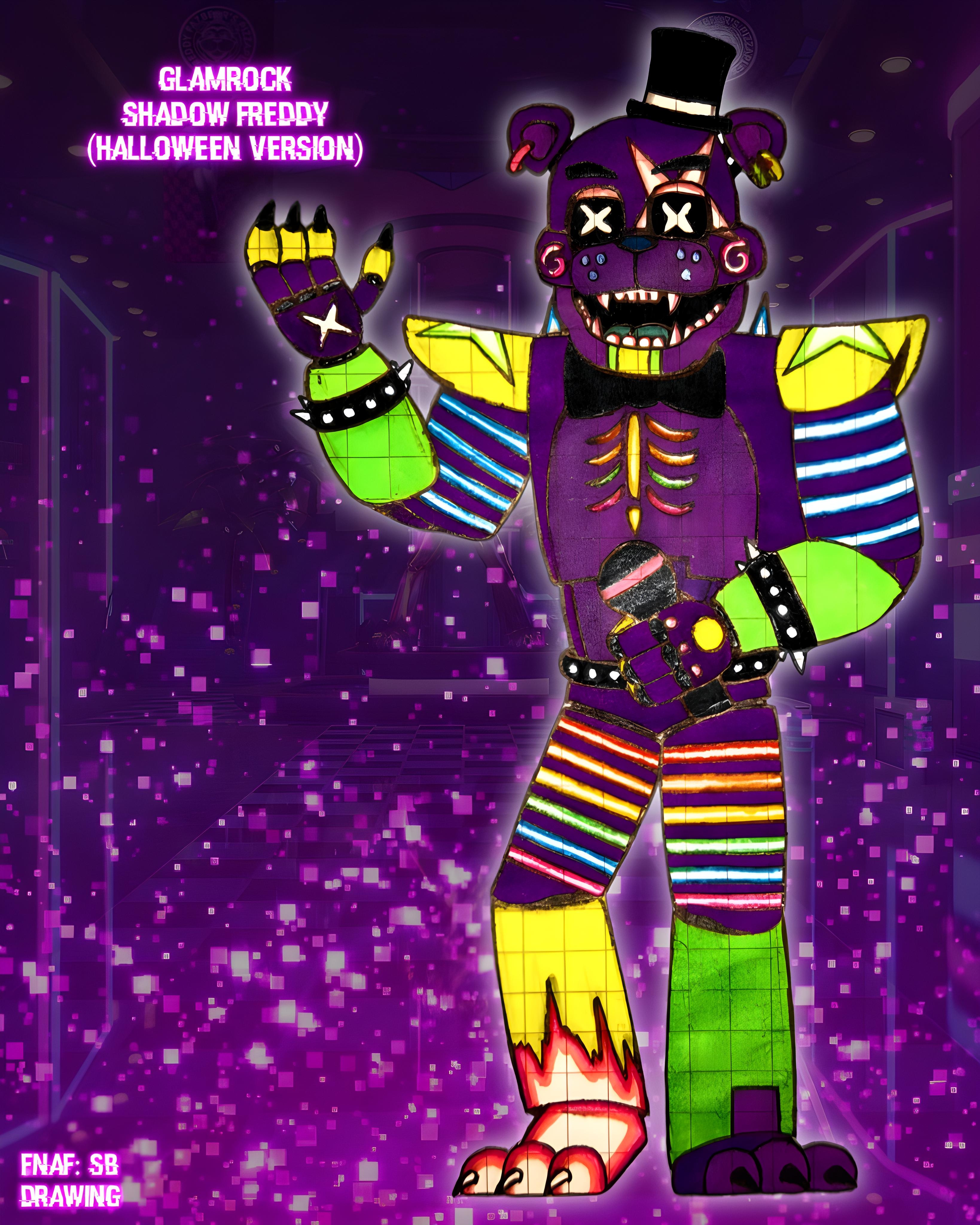 Glamrock shadow freddy by Dinofoxy