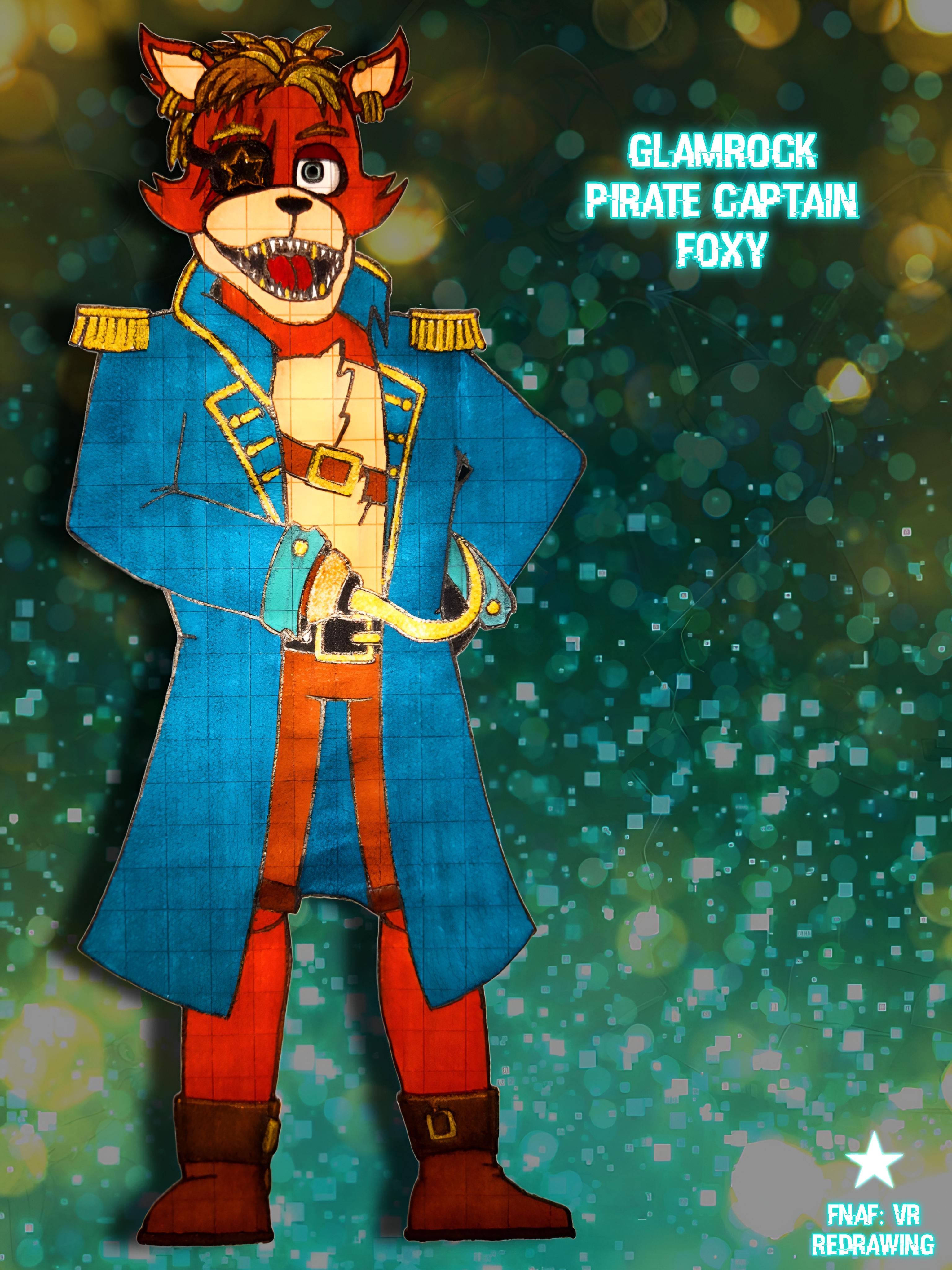 Captain Foxy (FNAF SB) by A-Dreamare on DeviantArt