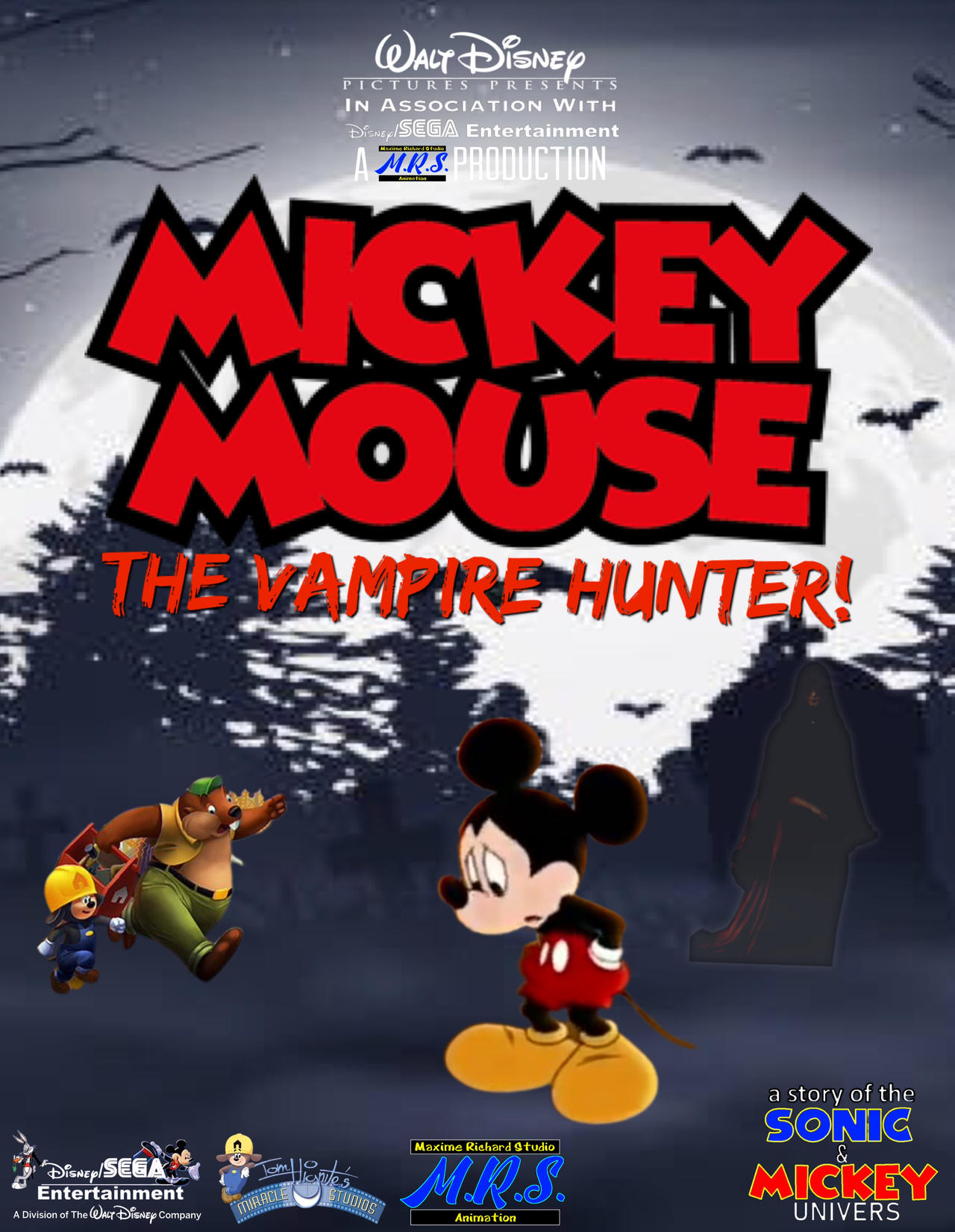 Mickey Mouse: The Vampire Hunter (Poster) by BlazeJohnson28 on DeviantArt