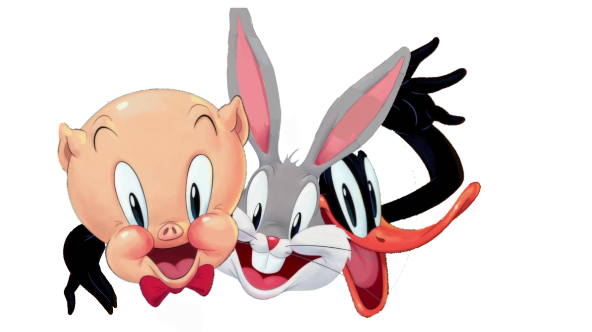 Bugs Bunny, Daffy Duck And Porky Pig Fanmade Head by BlazeJohnson28 on ...
